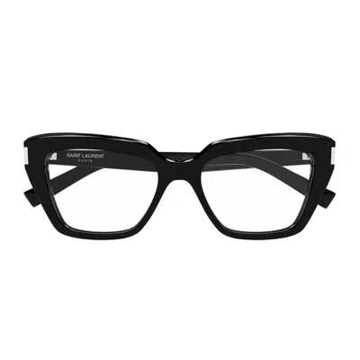 Saint Laurent Sl 829 Linea Corner Angle Eyeglasses In Black