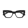 Saint Laurent Sl 829 Linea Corner Angle 001 Black Glasses In Black