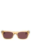 Saint Laurent Square-frame Acetate Sunglasses In Brown