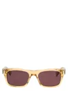 Saint Laurent Square-frame Acetate Sunglasses In Gold