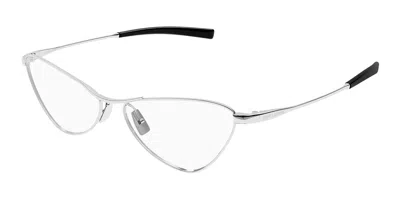 Saint Laurent Sl 830 Opt 003 Occhiali Da Vista Argentati Per Donna (solo Montatura) In Metallic