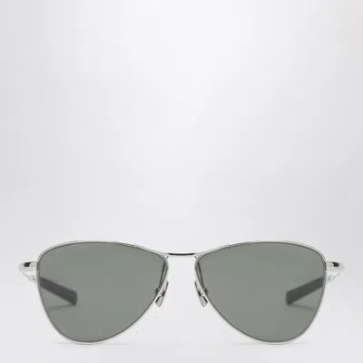 Saint Laurent Sl 831 Silver/black Sunglasses In Gray