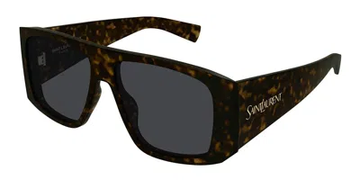 Saint Laurent Sl 832 002 Occhiali Da Sole Tartarugatishell Per Donna In Metallic