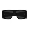 Saint Laurent Eyewear Rectangular Frame Sunglasses In Black