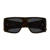 Saint Laurent Sl 832 Linea Sl Logo 002 Havana Grey Sunglasses In Black