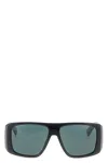 Saint Laurent Mask-frame Acetate Sunglasses In Blue
