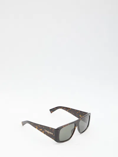 Saint Laurent Sl 832 Sunglasses In Brown
