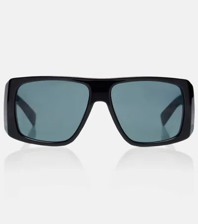 Saint Laurent Sl 832/f Flat-top Sunglasses In Black