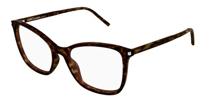 Saint Laurent Sl 835 002 Occhiali Da Vista Tartarugatishell Per Donna (solo Montatura) In Brown