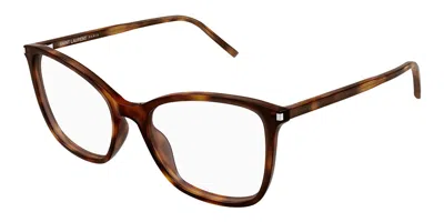 Saint Laurent Sl 835 003 Occhiali Da Vista Tartarugatishell Per Donna (solo Montatura) In Brown