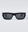 Saint Laurent Sl 837 Rectangular Sunglasses In Black