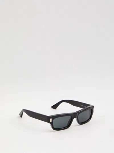 SAINT LAURENT SAINT LAURENT HAVANA-HAVANA-TRANSPARENT RECYCLED ACETATE GLASSES