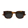 Saint Laurent Sl 838 Linea Corner Angle 006 Havana Grey Sunglasses In Brown