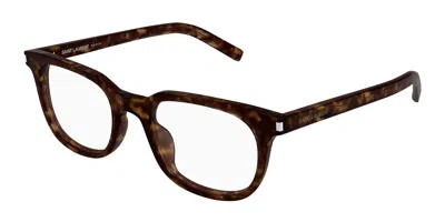 Saint Laurent Sl 840 002 Occhiali Da Vista Tartarugatishell Per Uomo (solo Montatura) In Neutral
