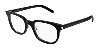 Saint Laurent Sl 840/j Vestibilità Orientale 001 Occhiali Da Vista Neri Per Uomo (solo Montatura) In Orange
