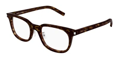 Saint Laurent Sl 840/j Vestibilità Orientale 002 Occhiali Da Vista Tartarugatishell Per Uomo (solo Montatura) In Pattern
