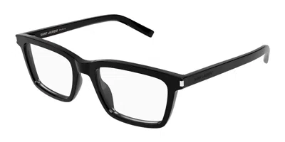 Saint Laurent Sl 842 001 Occhiali Da Vista Neri Per Uomo (solo Montatura) In Black