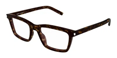 Saint Laurent Sl 842 002 Occhiali Da Vista Tartarugatishell Per Uomo (solo Montatura) In Brown