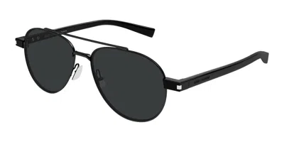 Saint Laurent Sl 843 001 Occhiali Da Sole Neri Per Uomo In Black
