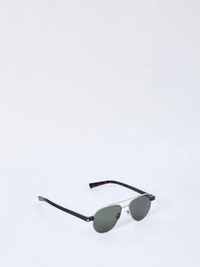 Saint Laurent Sl 843 Sunglasses In Metallic