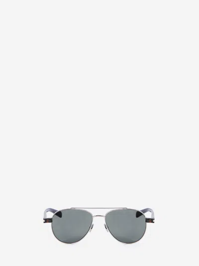Saint Laurent Sl 843 Sunglasses In Silver