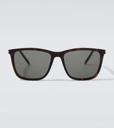 Saint Laurent Sl 851 Square Sunglasses In Brown
