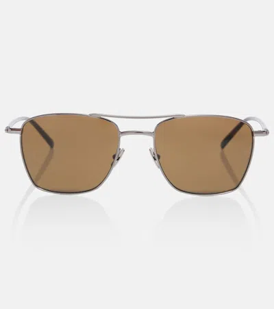 Saint Laurent Sl 866 Aviator Sunglasses In Pattern