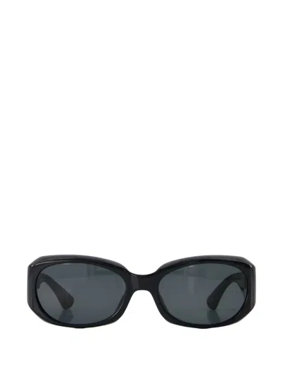Saint Laurent Sl 868 Oval-frame Sunglasses In Black
