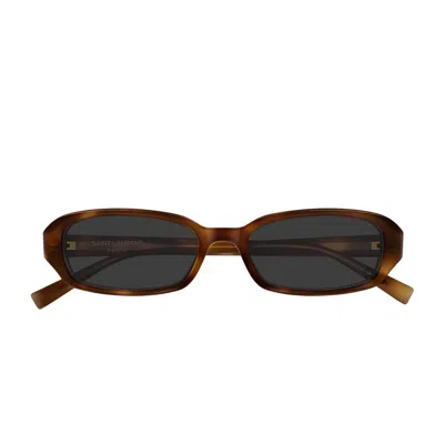 Saint Laurent Sl 872 Erin 004 Havana Grey Sunglasses In Brown