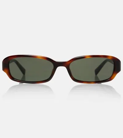Saint Laurent Sl 872 Erin Rectangular Sunglasses In Multi