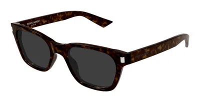 Saint Laurent Sl 874 002 Men's Sunglasses Tortoiseshell Size 52 - Free Rx Lenses  - Free Rx Lenses In Brown