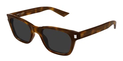 Saint Laurent Sl 874 003 Men's Sunglasses Tortoiseshell Size 52 - Free Rx Lenses  - Free Rx Lenses In Brown