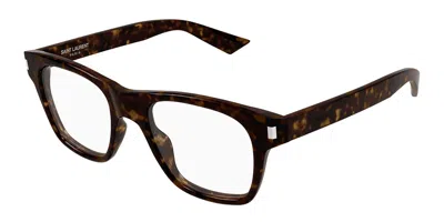 Saint Laurent Sl 875 Opt 008 Occhiali Da Vista Tartarugatishell Per Uomo (solo Montatura) In Brown