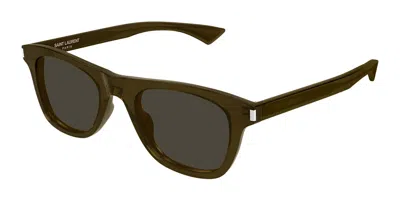Saint Laurent Sl 879 004 Men's Sunglasses Brown Size 51 - Free Rx Lenses  - Free Rx Lenses