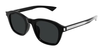 Saint Laurent Sl 880/k Asian Fit 001 Men's Sunglasses Black Size 50 - Free Rx Lenses  - Free Rx Lenses