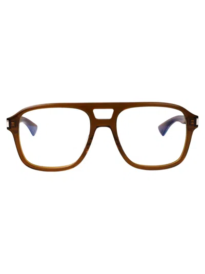Saint Laurent Aviator Optical Sl 881 Opt 005 In Brown