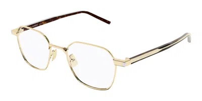 Saint Laurent Sl 883 006 Men's Glasses Gold Size 50 - Free Lenses - Blue Light Block Available