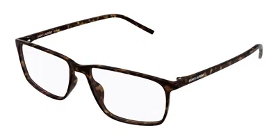 Saint Laurent Sl 886 002 Men's Glasses Tortoiseshell Size 57 - Free Lenses - Blue Light Block Available In Black