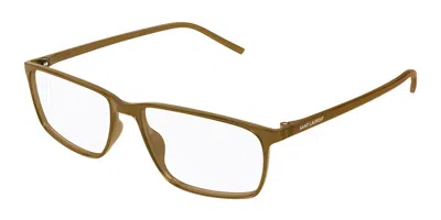 Saint Laurent Sl 886 005 Men's Glasses Brown Size 57 - Free Lenses - Blue Light Block Available