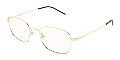 Saint Laurent Sl 887 003 Men's Glasses Gold Size 52 - Free Lenses - Blue Light Block Available