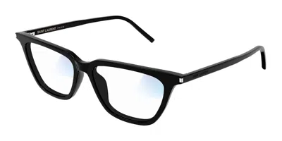 Saint Laurent Sl 889 Sulpice Thin 006 Women's Glasses Black Size 53 - Free Lenses - Blue Light Block Available