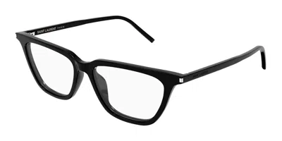 Saint Laurent Sl 889 Sulpice Thin Opt 001 Women's Glasses Black Size 53 - Free Lenses - Blue Light Block Available