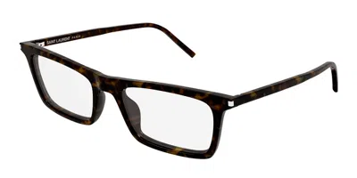 Saint Laurent Sl 890 Betty Thin Opt 002 Men's Glasses Tortoiseshell Size 54 - Free Lenses - Blue Light Block Avail In Red