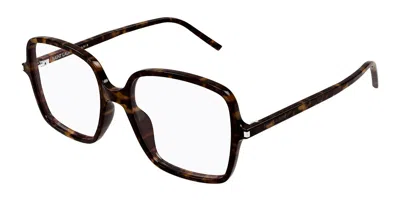 Saint Laurent Sl 892 002 Women's Glasses Tortoiseshell Size 53 - Free Lenses - Blue Light Block Available In Multi