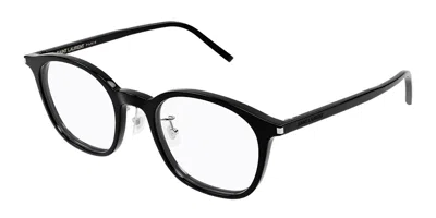 Saint Laurent Sl 893/j Asian Fit 001 Men's Glasses Black Size 51 - Free Lenses - Blue Light Block Available