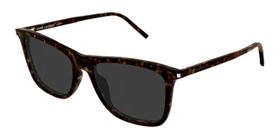 Saint Laurent Sl 895 002 Men's Sunglasses Tortoiseshell Size 55 - Free Rx Lenses  - Free Rx Lenses In Multi
