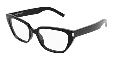 Saint Laurent Sl 896 001 Women's Glasses Black Size 55 - Free Lenses - Blue Light Block Available In Brown