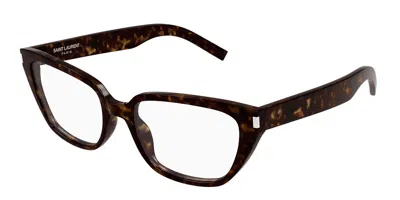 Saint Laurent Sl 896 002 Women's Glasses Tortoiseshell Size 55 - Free Lenses - Blue Light Block Available In Black