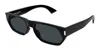 Saint Laurent Men's 59mm Rectangular Sunglasses In Black