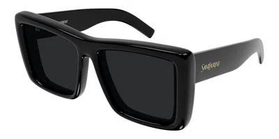 Saint Laurent Sl 900 Howl 001 Occhiali Da Sole Neri Per Donna In Black